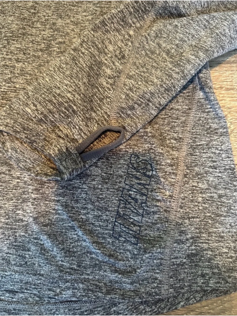 Nike Women's Gray Heather Quarter-Zip Pullover with Tennessee Patch
